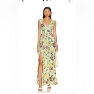 Clementina maxi dress in multi
